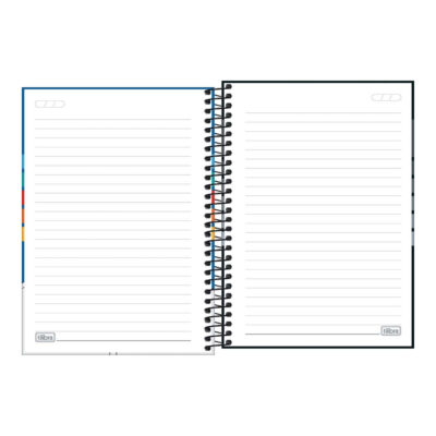 Caderno 1/4 Pequeno Espiral Capa Dura 80 Folhas Pepper – Estampas Sortidas