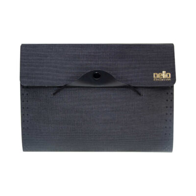 Pasta Sanfonada A4 Executive Com 12 Divisorias - Preta Pasta Sanfonada A4 Executive Com 12 Divisorias - Preta