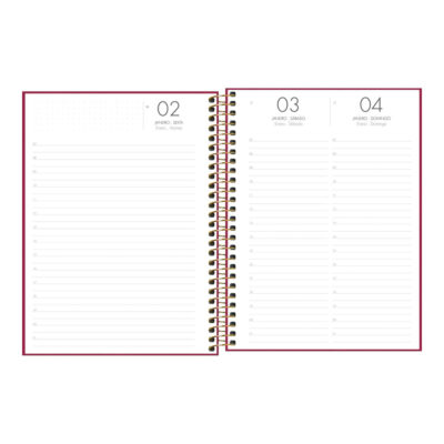 Agenda Espiral M7 Lume 2026 – Cores Sortidas