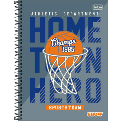 Caderno Espiral Universitário Grande Capa Dura 320 Folhas 20 Matérias Show - Estampas Sortidas