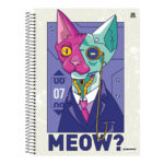 Caderno 1/4 Pequeno Espiral Capa Dura 96 Folhas Kbom - Estampas Sortidas