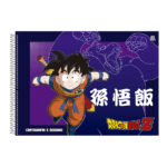 Caderno De Desenho E Cartografia Espiral 60 Folhas Dragon Ball - Estampas Sortidas Caderno De Desenho E Cartografia Espiral 60 Folhas Dragon Ball - Estampas Sortidas