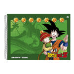 Caderno De Desenho E Cartografia Espiral 60 Folhas Dragon Ball - Estampas Sortidas Caderno De Desenho E Cartografia Espiral 60 Folhas Dragon Ball - Estampas Sortidas