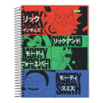 Caderno Espiral Universitário Grande Capa Dura 240 Folhas 15 Matérias Rick And Morty - Estampas Sort