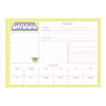 Caderno Desenho E Cartografia Espiral Grogu - Estampas Diversas Caderno Desenho E Cartografia Espiral Grogu - Estampas Diversas