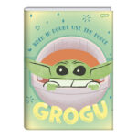 Caderno Brochura Costurado Sem Mola Universitário Grande Capa Dura 80 Folhas Grogu - Estampas Sortid Caderno Brochura Costurado Sem Mola Universitário Grande Capa Dura 80 Folhas Grogu - Estampas Sortid