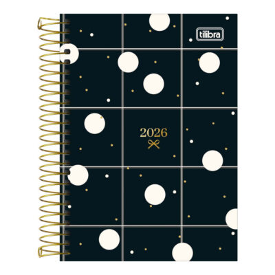 Agenda Espiral M5 West Village 2026 - Cores Sortidas