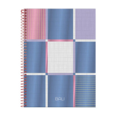 Caderno Colegial Médio 80 Folhas Bali - Estampas Sortidas