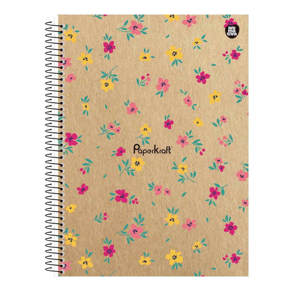 Caderno Espiral Universitário Grande Capa Dura 80 Folhas Paper Kraft - Estampas Sortidas Caderno Espiral Universitário Grande Capa Dura 80 Folhas Paper Kraft - Estampas Sortidas