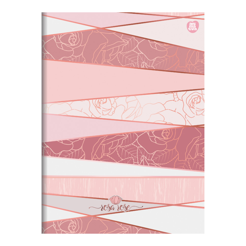 Caderno 1/4 Pequeno Brochura Costurado Sem Mola Capa Flexível 32 Folhas Rosa Rosé - Estampas Sortida Caderno 1/4 Pequeno Brochura Costurado Sem Mola Capa Flexível 32 Folhas Rosa Rosé - Estampas Sortida
