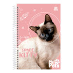 Caderno 1/4 Pequeno Espiral Capa Dura 80 Folhas My Pets - Estampas Sortidas Caderno 1/4 Pequeno Espiral Capa Dura 80 Folhas My Pets - Estampas Sortidas