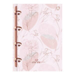 Fichário Caderno Argolado Colegial Com 4 Argolas Rosa Rosé - Estampas Sortidas Fichário Caderno Argolado Colegial Com 4 Argolas Rosa Rosé - Estampas Sortidas