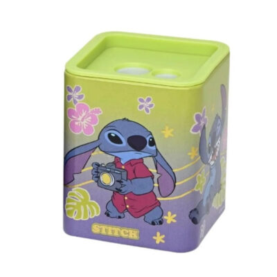 Apontador Quadrado Com Depósito 2 Furos Stitch - Cores/Estampas Sortidas Apontador Quadrado Com Depósito 2 Furos Stitch - Cores/Estampas Sortidas