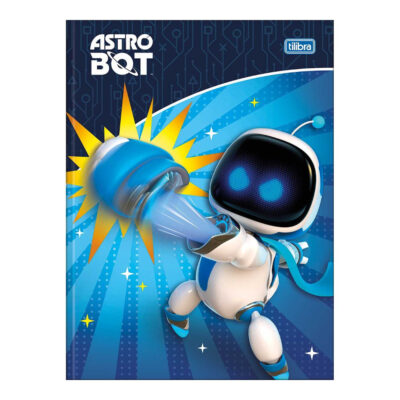 Caderno Brochura Costurado Sem Mola Universitário Grande Capa Dura 80 Folhas Astro - Estampas Sortid