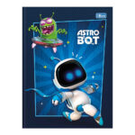 Caderno Brochura Costurado Sem Mola Universitário Grande Capa Dura 80 Folhas Astro - Estampas Sortid