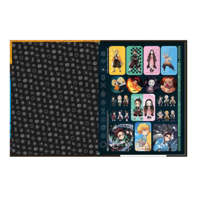Caderno Brochura Costurado Sem Mola Universitário Grande Capa Dura 80 Folhas Demon Slayer – Estampas