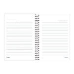 Caderno 1/4 Pequeno Espiral Capa Dura 80 Folhas Flamengo - Estampas Sortidas