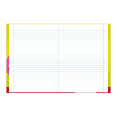 Caderno Brochura Costurado Sem Mola Universitário Grande Capa Dura 80 Folhas Doshin – Estampas Sorti