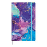 Caderno Sem Pauta Costurado Capa Dura Fitto 80 Folhas Trend Mármore - Estampas Sortidas