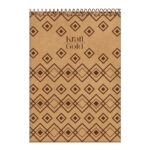 Bloco Espiral Capa Dura Alto Com 80 Folhas Kraft Gold - Estampas Sortidas