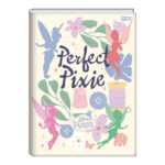 Caderno 1/4 Pequeno Brochura Costurado Sem Mola Capa Dura 80 Folhas Fadas - Estampas Sortidas