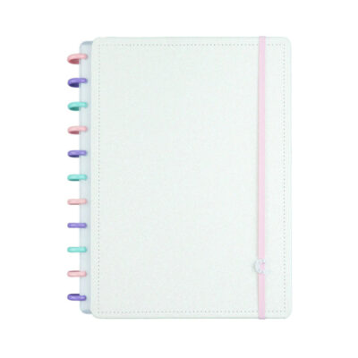 Caderno Inteligente Universitário Grande Espiral Com 80 Folhas - Lets Glitter Colorful Caderno Inteligente Universitário Grande Espiral Com 80 Folhas - Lets Glitter Colorful