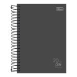 Agenda Espiral Diária M6 Spice 2026 - Cores Sortidas