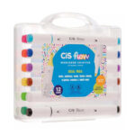 Marcador Criativo Flow Com 12 Cores