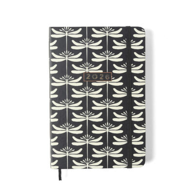 Agenda Planner Diária 2026 - Libélulas - Preta Agenda Planner Diária 2026 - Libélulas - Preta