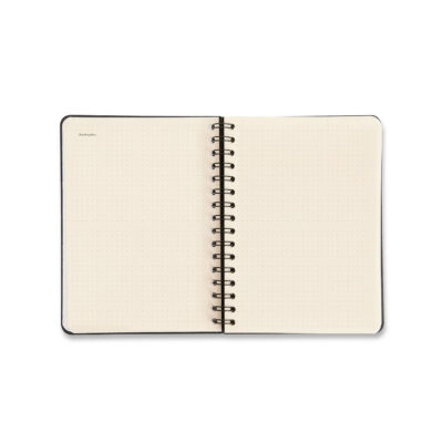 Agenda Planner Espiral Wire-O Diária 2026 – Clássica Café