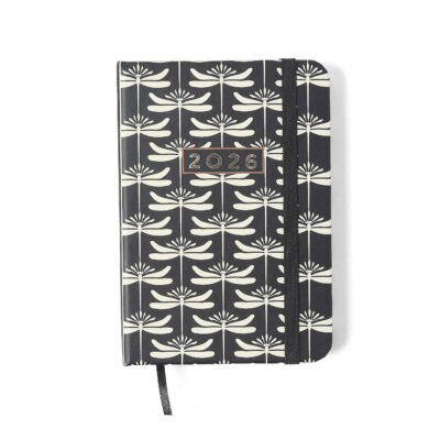 Agenda Planner Costurada Semanal 2026 - Libélulas - Preta Agenda Planner Costurada Semanal 2026 - Libélulas - Preta