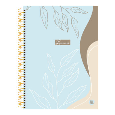Caderno Espiral Universitário Grande Capa Dura 80 Folhas Lumine - Estampas Sortidas