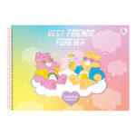 Caderno De Desenho E Cartografia Espiral 60 Folhas Ursinhos Carinhosos - Estampas Sortidas Caderno De Desenho E Cartografia Espiral 60 Folhas Ursinhos Carinhosos - Estampas Sortidas