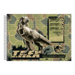 Caderno De Desenho E Cartografia Espiral 60 Folhas Jurassic World - Estampas Sortidas Caderno De Desenho E Cartografia Espiral 60 Folhas Jurassic World - Estampas Sortidas