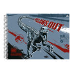 Caderno De Desenho E Cartografia Espiral 60 Folhas Jurassic World - Estampas Sortidas Caderno De Desenho E Cartografia Espiral 60 Folhas Jurassic World - Estampas Sortidas