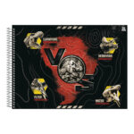 Caderno De Desenho E Cartografia Espiral 60 Folhas Jurassic World - Estampas Sortidas Caderno De Desenho E Cartografia Espiral 60 Folhas Jurassic World - Estampas Sortidas