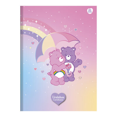 Caderno 1/4 Pequeno Brochura Costurado Sem Mola Capa Dura 80 Folhas Ursinhos Carinhosos - Estampas S Caderno 1/4 Pequeno Brochura Costurado Sem Mola Capa Dura 80 Folhas Ursinhos Carinhosos - Estampas S