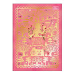 Caderno Brochura Costurado Sem Mola Colegial Médio Capa Dura 80 Folhas Branca De Neve - Estampas Sor