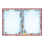 Caderno Brochura Costurado Sem Mola Colegial Médio Capa Dura 80 Folhas Branca De Neve - Estampas Sor