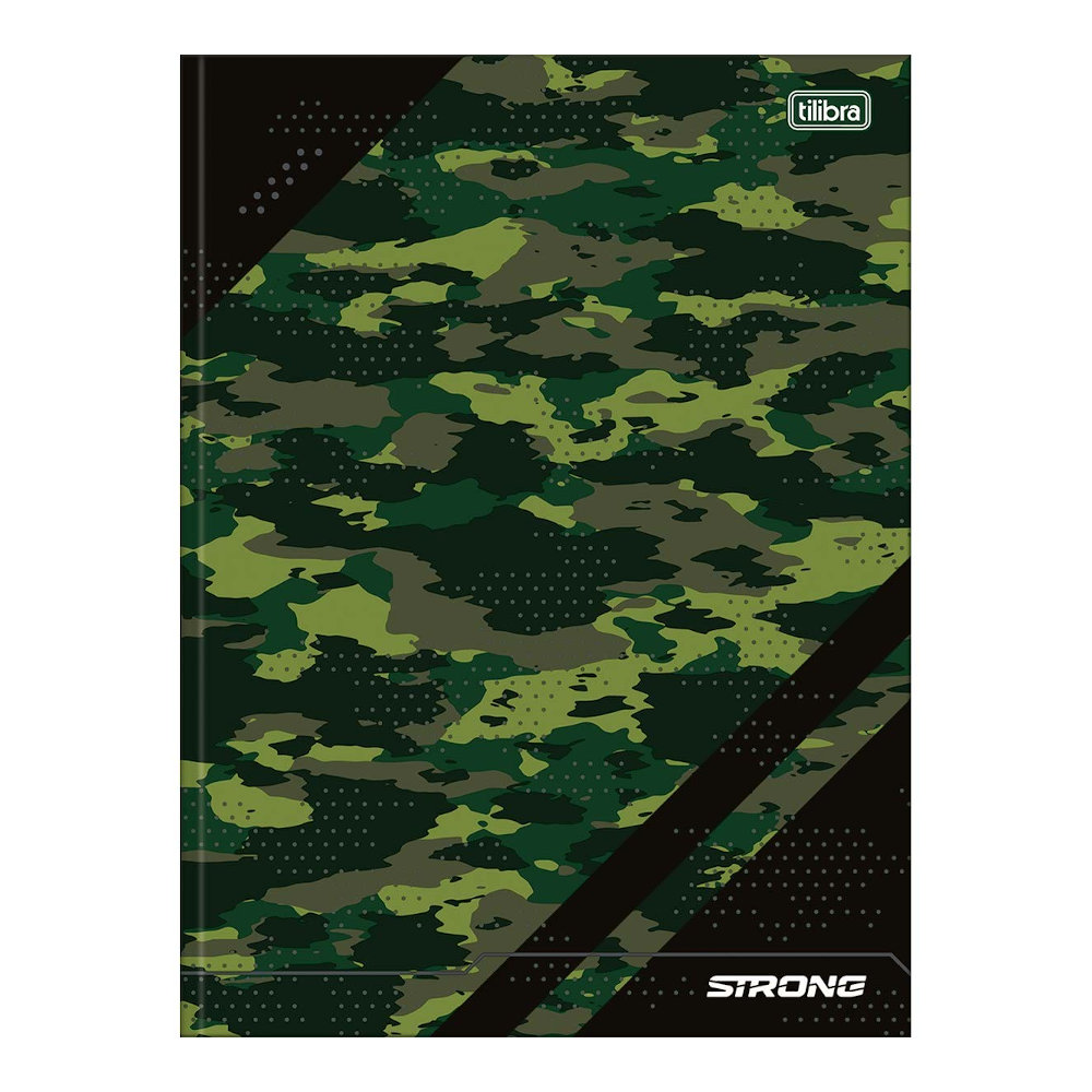 Caderno Brochura Costurado Sem Mola Universitário Grande Capa Dura 80 Folhas Strong - Estampas Sorti Caderno Brochura Costurado Sem Mola Universitário Grande Capa Dura 80 Folhas Strong - Estampas Sorti