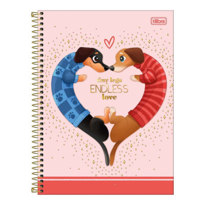Caderno Espiral Universitário Grande Capa Dura 160 Folhas 10 Matérias Brownie - Estampas Sortidas
