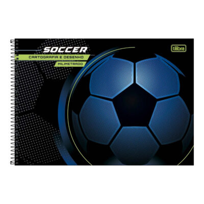 Caderno Desenho E Cartografia Espiral 80 Folhas Score - Estampas Sortidas