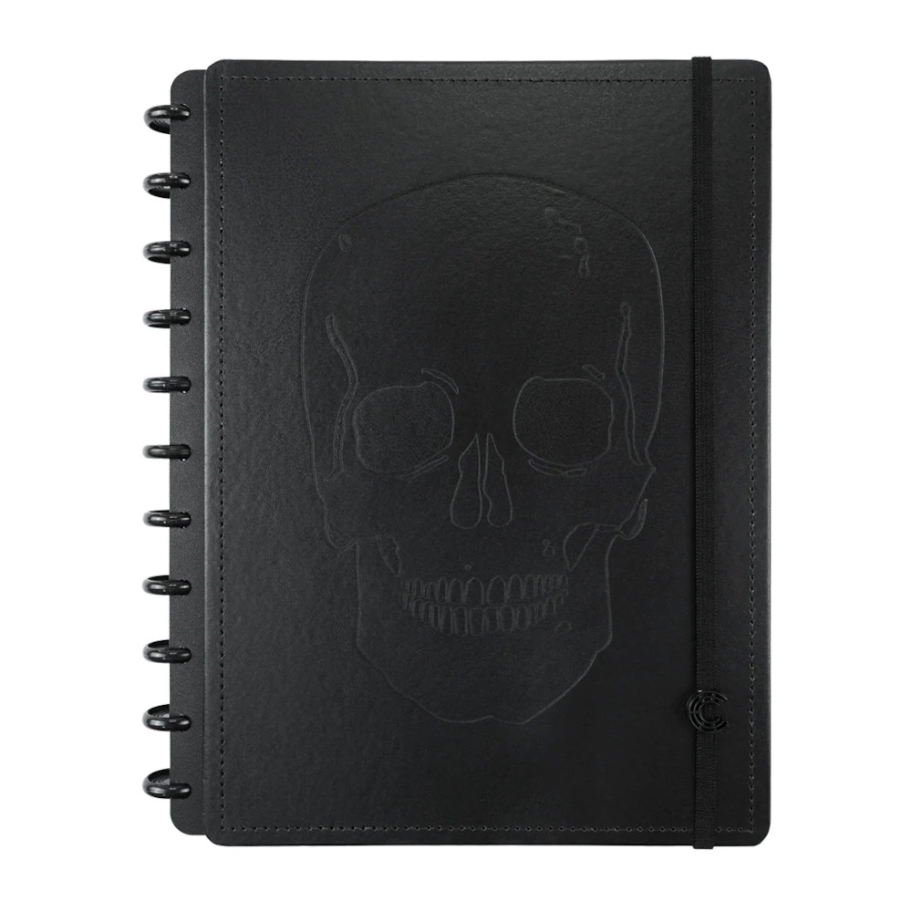 Caderno Inteligente 1/4 A5 Pequeno Espiral Com 80 Folhas - Black Ink Caderno Inteligente 1/4 A5 Pequeno Espiral Com 80 Folhas - Black Ink