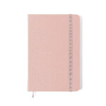 Caderneta Anotações 160 Folhas Pontada Clássica Pastel - Rosa Orquídea