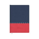 Agenda Diária Safira 2026 - Azul/Vermelha