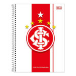 Caderno Espiral Universitário Grande Capa Dura 160 Folhas 10 Matérias Inter - Estampas Sortidas