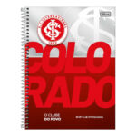 Caderno Espiral Universitário Grande Capa Dura 160 Folhas 10 Matérias Inter - Estampas Sortidas