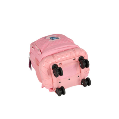 Mochila Com Rodinhas Stitch – Rosa
