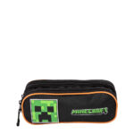 Estojo Duplo Minecraft X Outdoors - Preto/Colorido