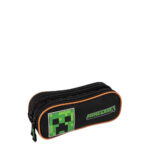 Estojo Duplo Minecraft X Outdoors - Preto/Colorido